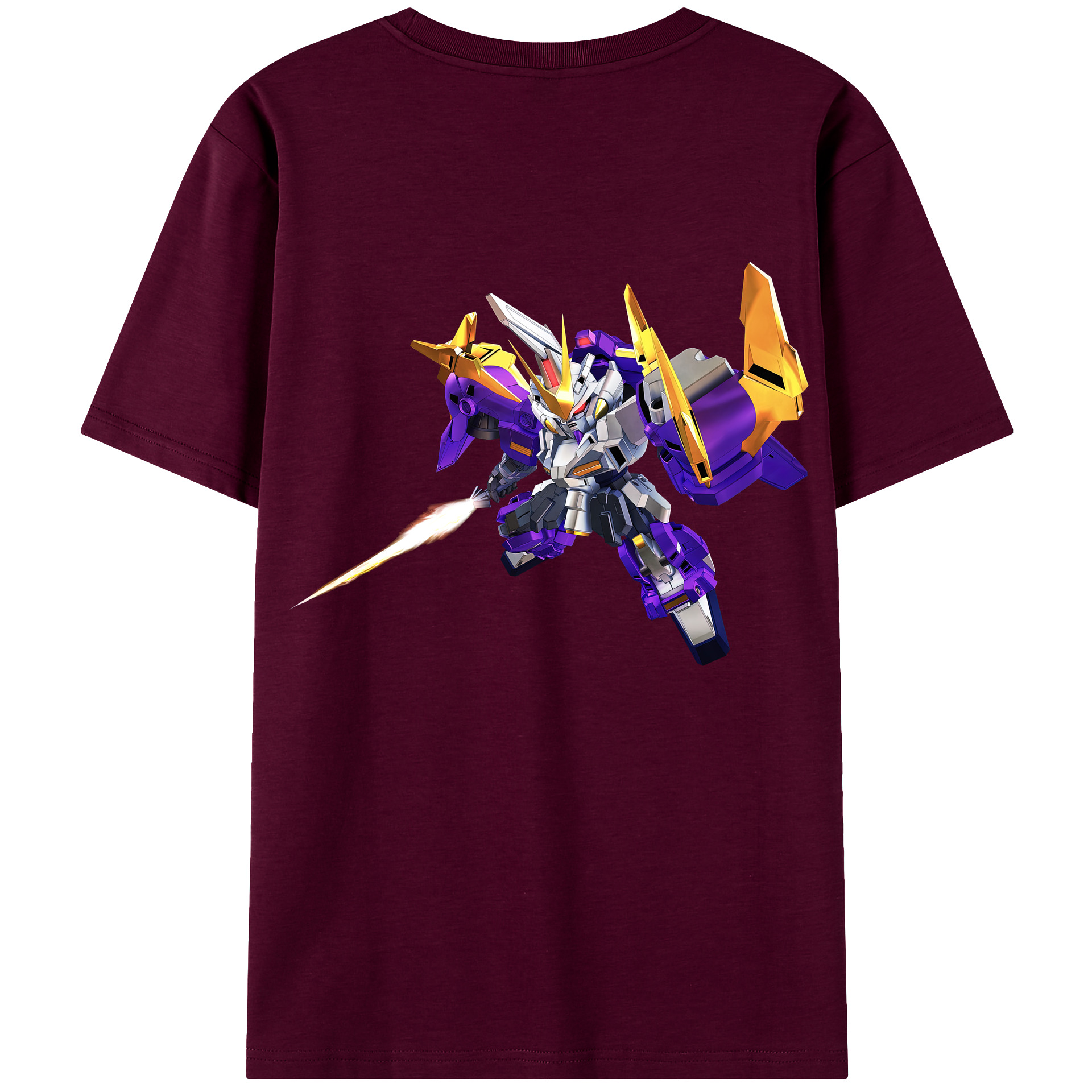 （画像用） 機動戦士ガンダム Mobile Suit Gundam レディース半袖Tシャツ(バックプリント)